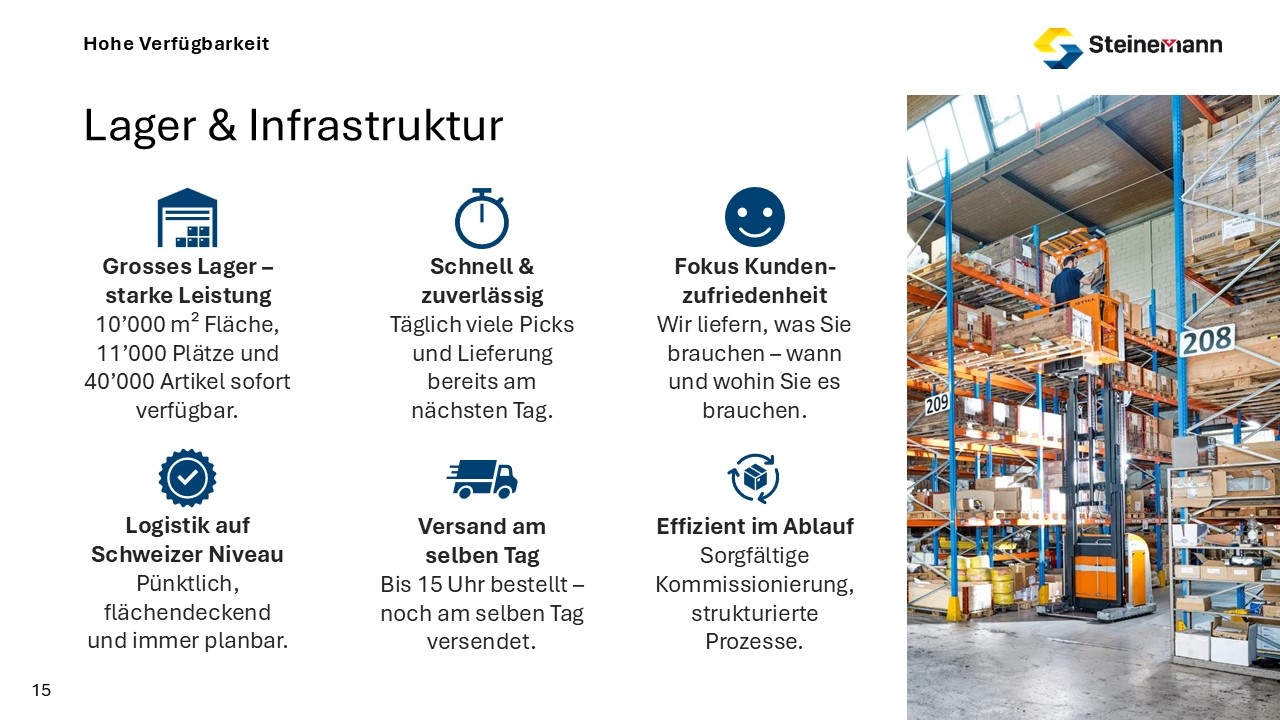 Lager und Infrastruktur