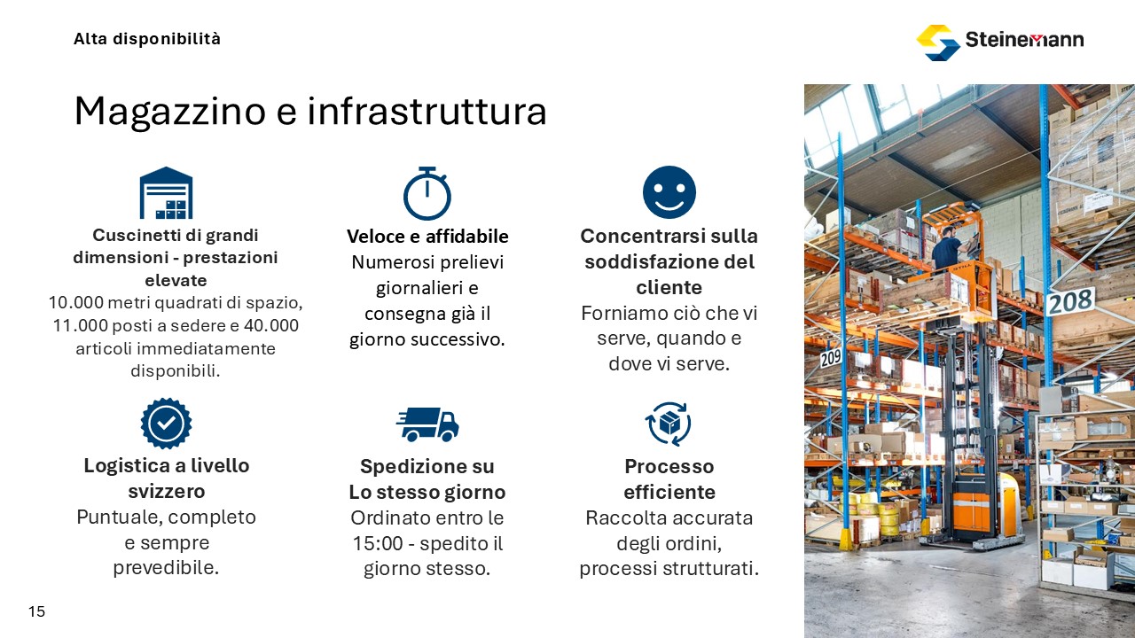 Magazzino e infrastruttura